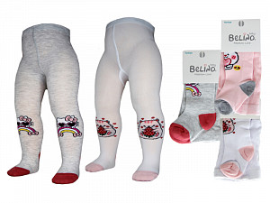 Колготки с рисунком для девочки  BELINO