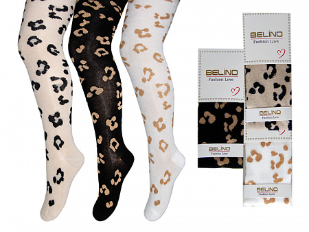 Колготки с рисунком для девочки  BELINO